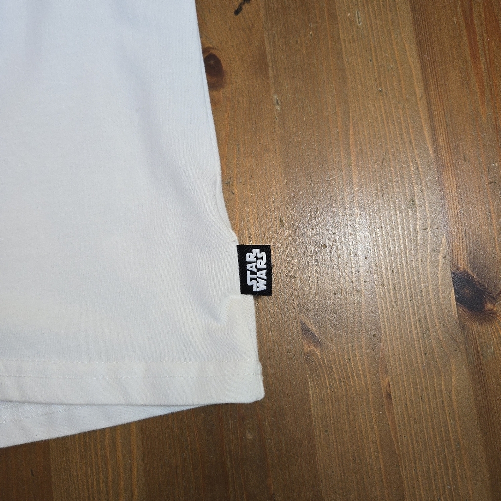 Women's Star Wars Logo Stormtrooper Inspired White Graphic T-Shirt Size - Picture 6 of 8